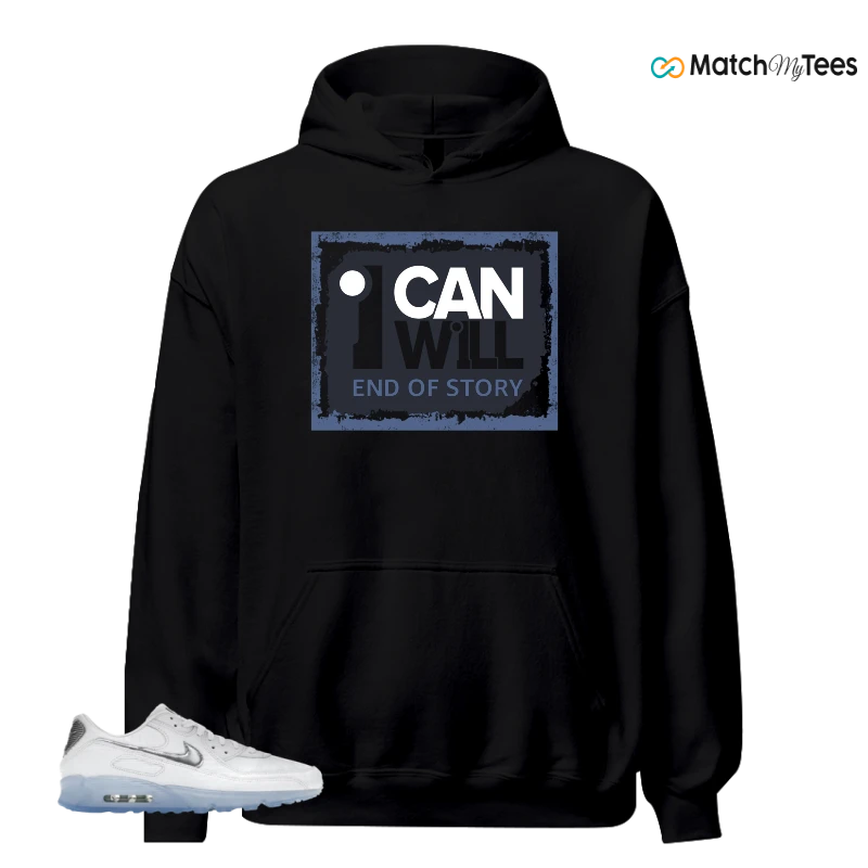 NIKE AIR MAX TERRASCAPE 90 WHITE BLUE TINT PURE PLATINUM SNEAKER Matching Tees hoodie