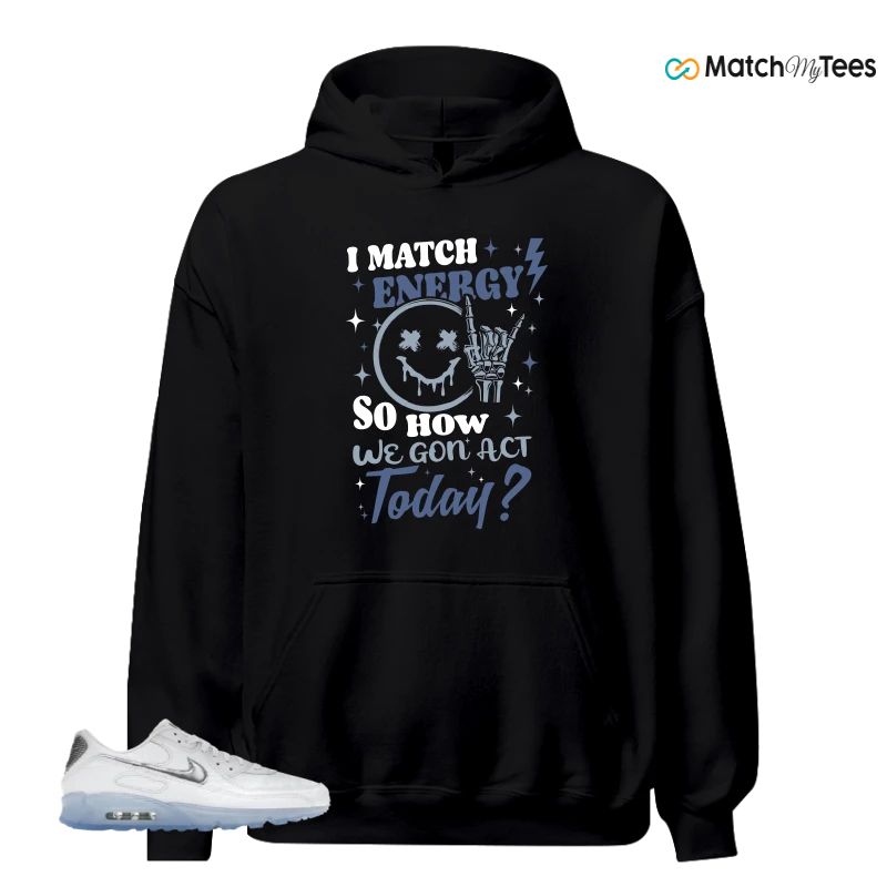 NIKE AIR MAX TERRASCAPE 90 WHITE BLUE TINT PURE PLATINUM SNEAKER Matching Tees hoodie