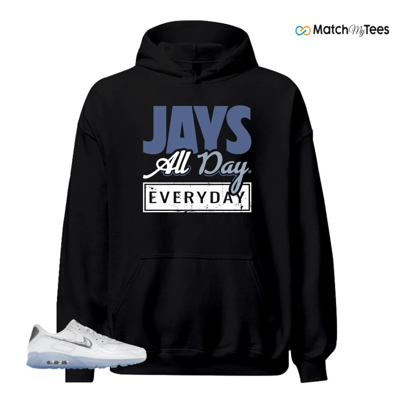 NIKE AIR MAX TERRASCAPE 90 WHITE BLUE TINT PURE PLATINUM SNEAKER Matching Tees hoodie
