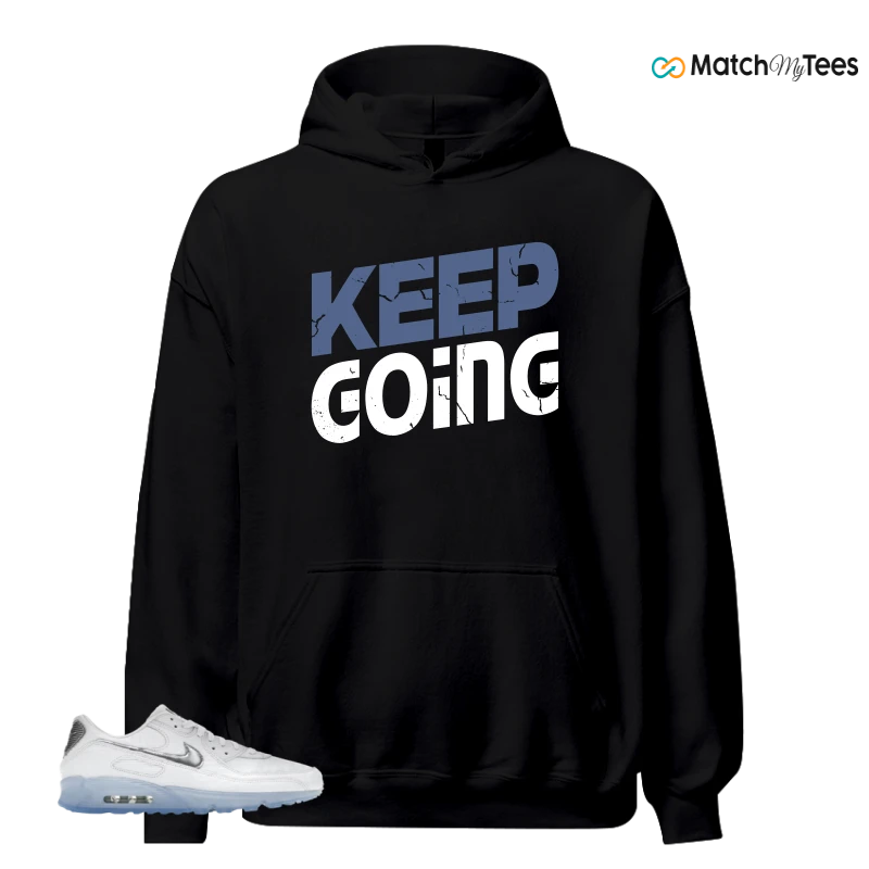NIKE AIR MAX TERRASCAPE 90 WHITE BLUE TINT PURE PLATINUM SNEAKER Matching Tees hoodie