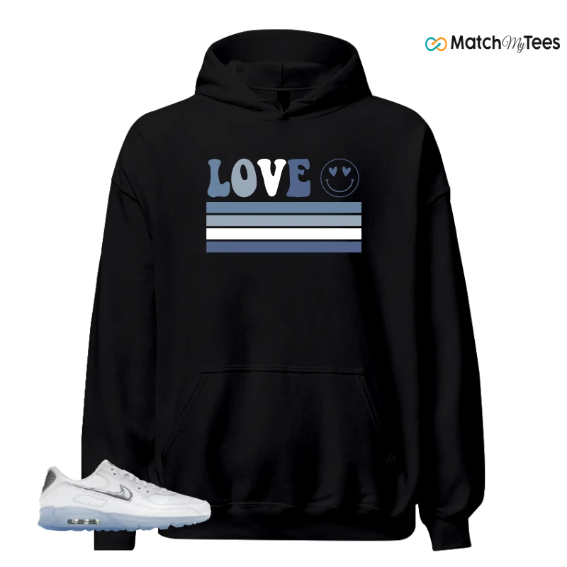 NIKE AIR MAX TERRASCAPE 90 WHITE BLUE TINT PURE PLATINUM SNEAKER Matching Tees hoodie