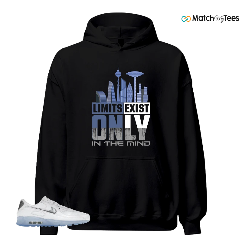 NIKE AIR MAX TERRASCAPE 90 WHITE BLUE TINT PURE PLATINUM SNEAKER Matching Tees hoodie