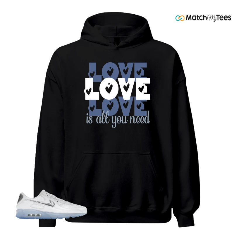 NIKE AIR MAX TERRASCAPE 90 WHITE BLUE TINT PURE PLATINUM SNEAKER Matching Tees hoodie
