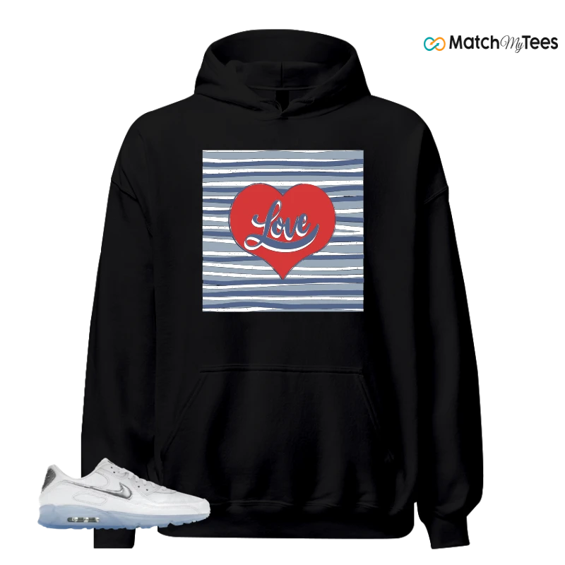 NIKE AIR MAX TERRASCAPE 90 WHITE BLUE TINT PURE PLATINUM SNEAKER Matching Tees hoodie