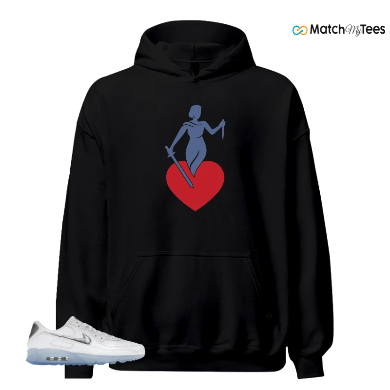 NIKE AIR MAX TERRASCAPE 90 WHITE BLUE TINT PURE PLATINUM SNEAKER Matching Tees hoodie