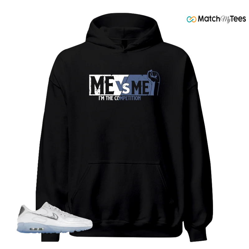 NIKE AIR MAX TERRASCAPE 90 WHITE BLUE TINT PURE PLATINUM SNEAKER Matching Tees hoodie