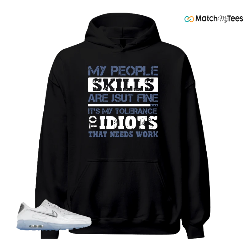 NIKE AIR MAX TERRASCAPE 90 WHITE BLUE TINT PURE PLATINUM SNEAKER Matching Tees hoodie