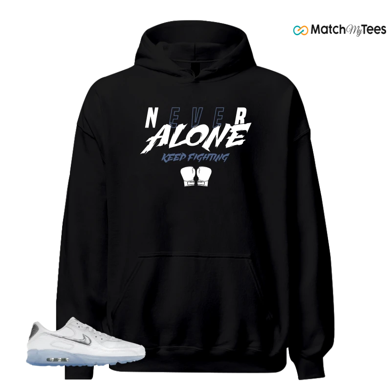 NIKE AIR MAX TERRASCAPE 90 WHITE BLUE TINT PURE PLATINUM SNEAKER Matching Tees hoodie