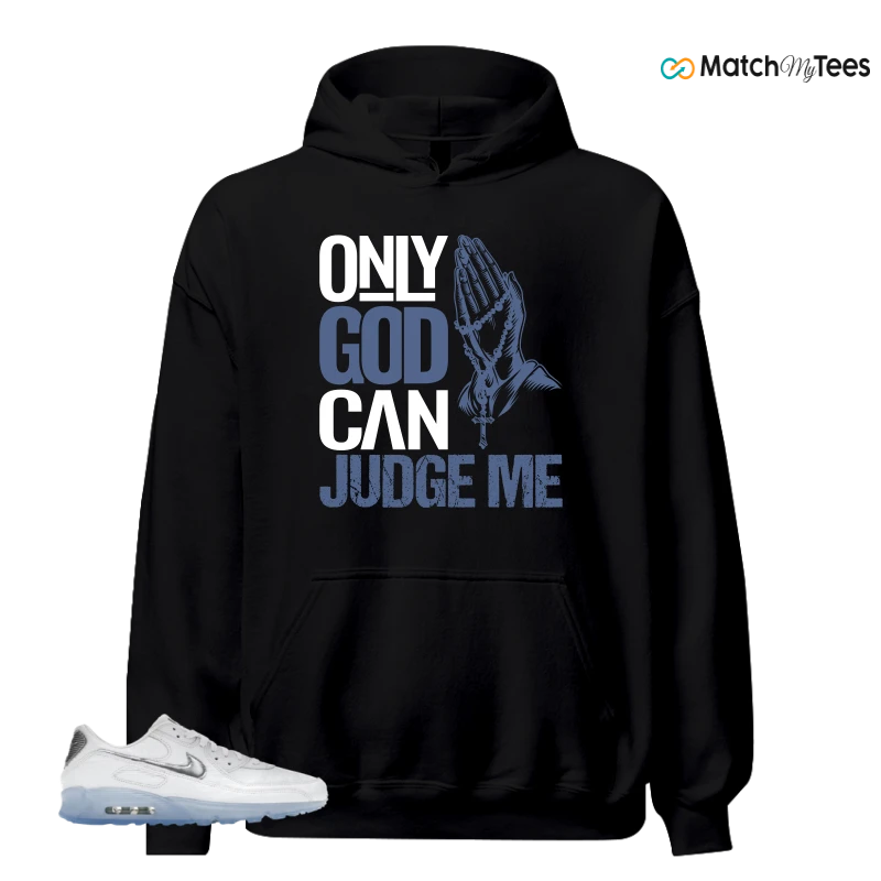 NIKE AIR MAX TERRASCAPE 90 WHITE BLUE TINT PURE PLATINUM SNEAKER Matching Tees hoodie