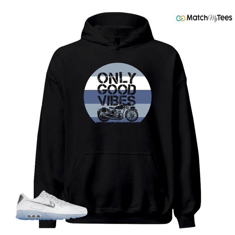 NIKE AIR MAX TERRASCAPE 90 WHITE BLUE TINT PURE PLATINUM SNEAKER Matching Tees hoodie