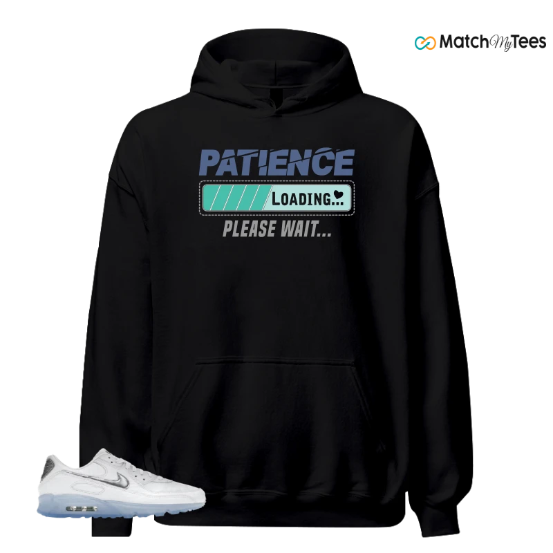 NIKE AIR MAX TERRASCAPE 90 WHITE BLUE TINT PURE PLATINUM SNEAKER Matching Tees hoodie
