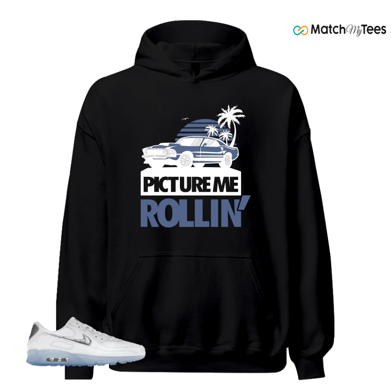 NIKE AIR MAX TERRASCAPE 90 WHITE BLUE TINT PURE PLATINUM SNEAKER Matching Tees hoodie