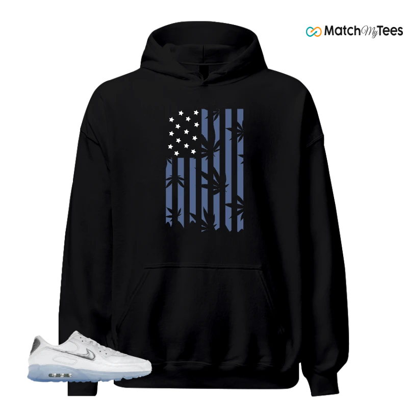 NIKE AIR MAX TERRASCAPE 90 WHITE BLUE TINT PURE PLATINUM SNEAKER Matching Tees hoodie