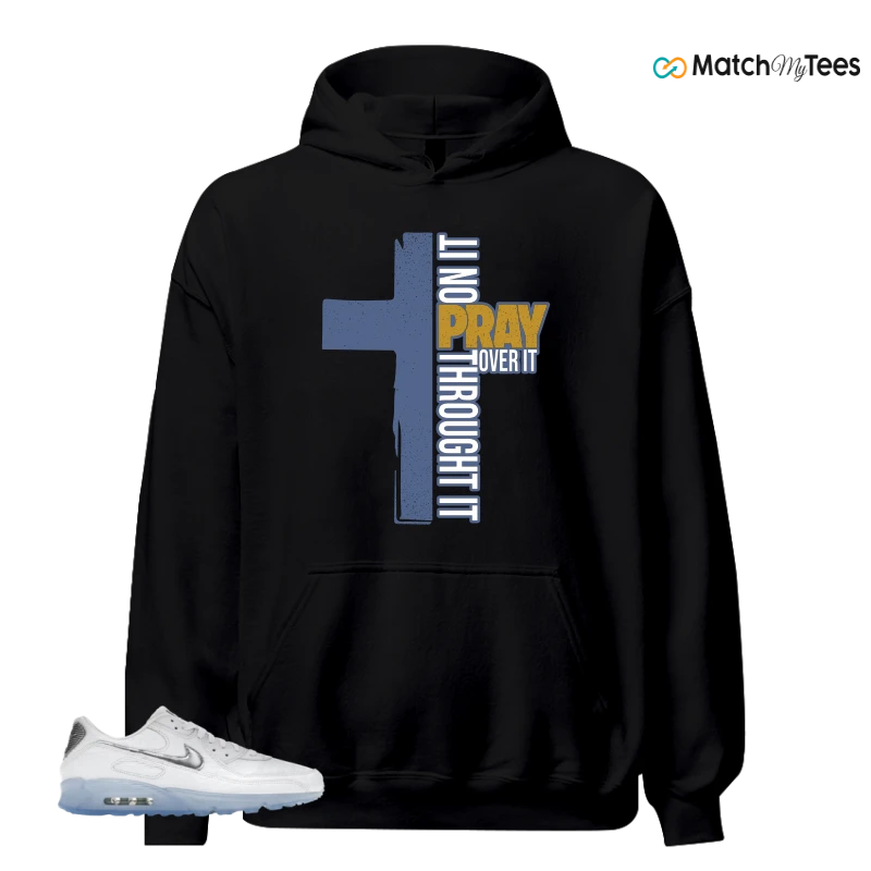NIKE AIR MAX TERRASCAPE 90 WHITE BLUE TINT PURE PLATINUM SNEAKER Matching Tees hoodie