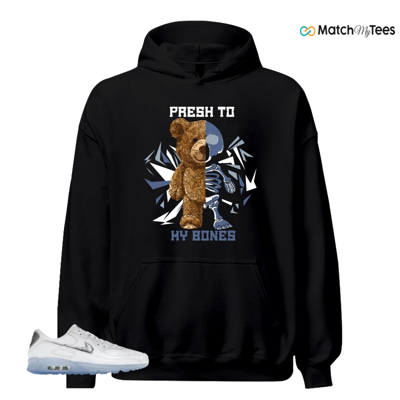 NIKE AIR MAX TERRASCAPE 90 WHITE BLUE TINT PURE PLATINUM SNEAKER Matching Tees hoodie