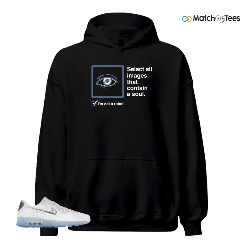 NIKE AIR MAX TERRASCAPE 90 WHITE BLUE TINT PURE PLATINUM SNEAKER Matching Tees hoodie