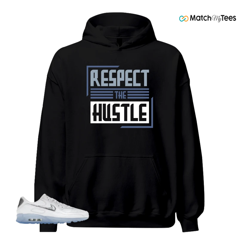 NIKE AIR MAX TERRASCAPE 90 WHITE BLUE TINT PURE PLATINUM SNEAKER Matching Tees hoodie
