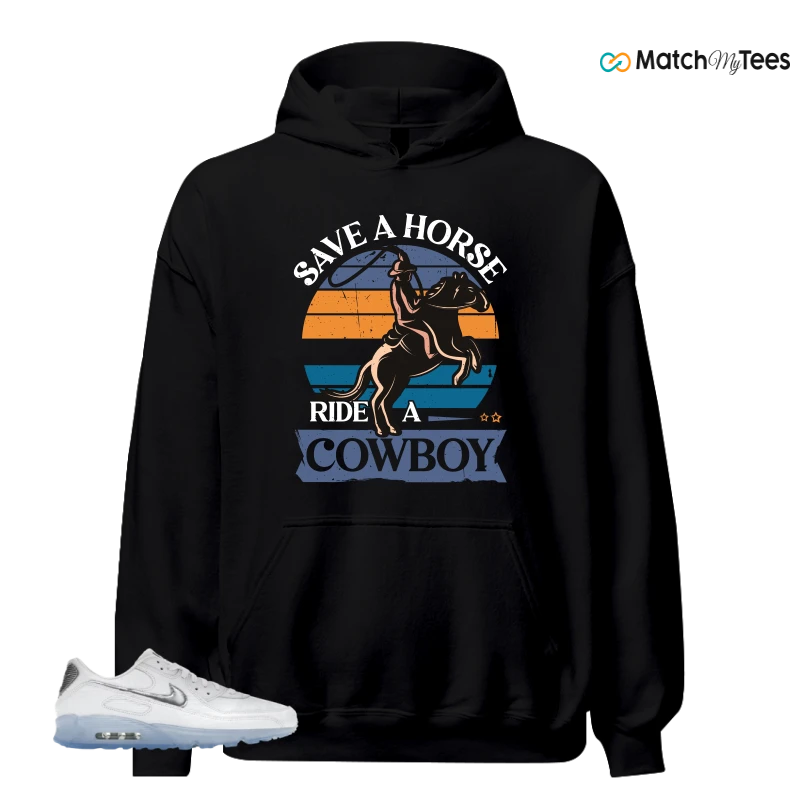 NIKE AIR MAX TERRASCAPE 90 WHITE BLUE TINT PURE PLATINUM SNEAKER Matching Tees hoodie