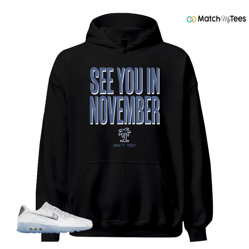 NIKE AIR MAX TERRASCAPE 90 WHITE BLUE TINT PURE PLATINUM SNEAKER Matching Tees hoodie