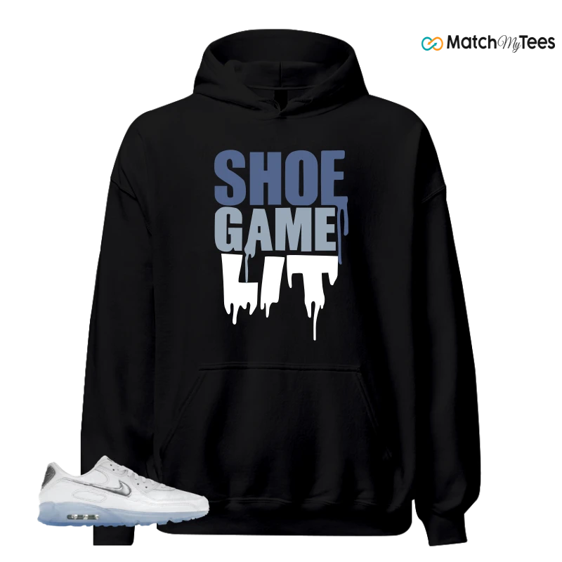 Shoe Game Lit Black matching Hoodie Hoodie