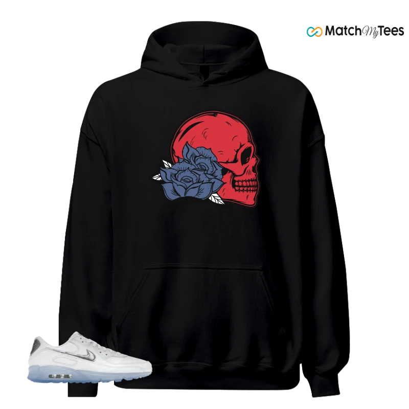 NIKE AIR MAX TERRASCAPE 90 WHITE BLUE TINT PURE PLATINUM SNEAKER Matching Tees hoodie