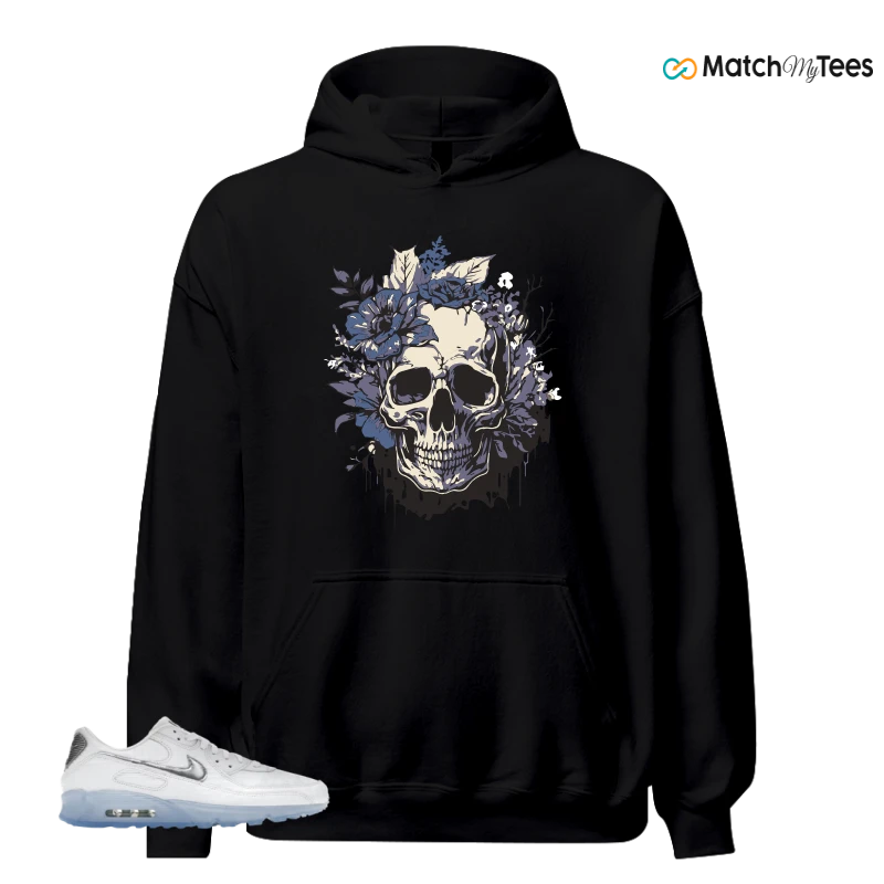 NIKE AIR MAX TERRASCAPE 90 WHITE BLUE TINT PURE PLATINUM SNEAKER Matching Tees hoodie
