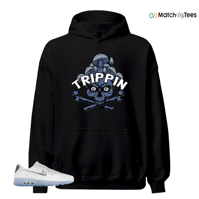 NIKE AIR MAX TERRASCAPE 90 WHITE BLUE TINT PURE PLATINUM SNEAKER Matching Tees hoodie