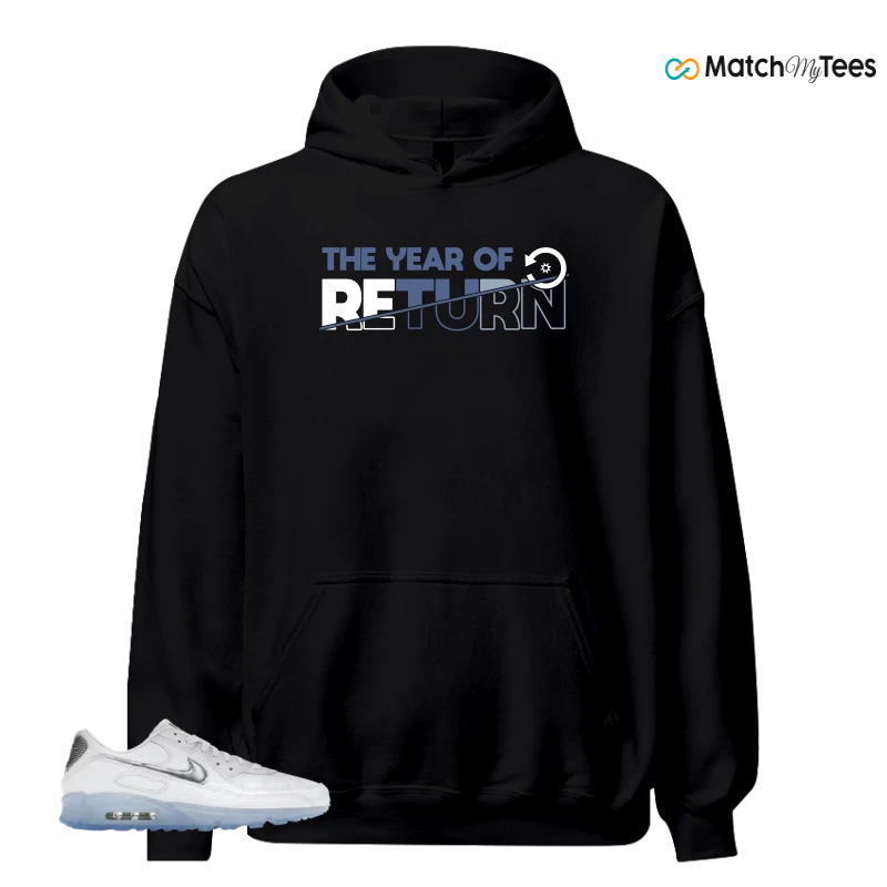 NIKE AIR MAX TERRASCAPE 90 WHITE BLUE TINT PURE PLATINUM SNEAKER Matching Tees hoodie