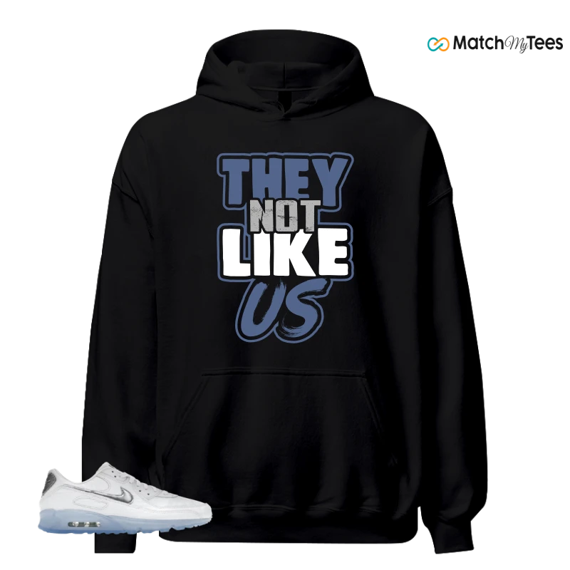 NIKE AIR MAX TERRASCAPE 90 WHITE BLUE TINT PURE PLATINUM SNEAKER Matching Tees hoodie