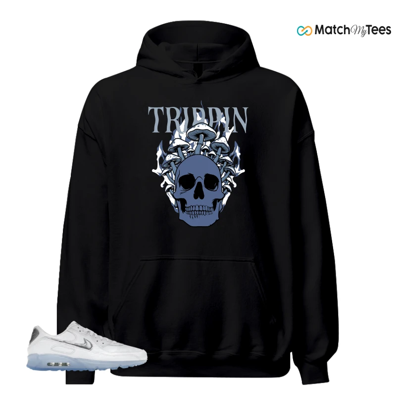 NIKE AIR MAX TERRASCAPE 90 WHITE BLUE TINT PURE PLATINUM SNEAKER Matching Tees hoodie