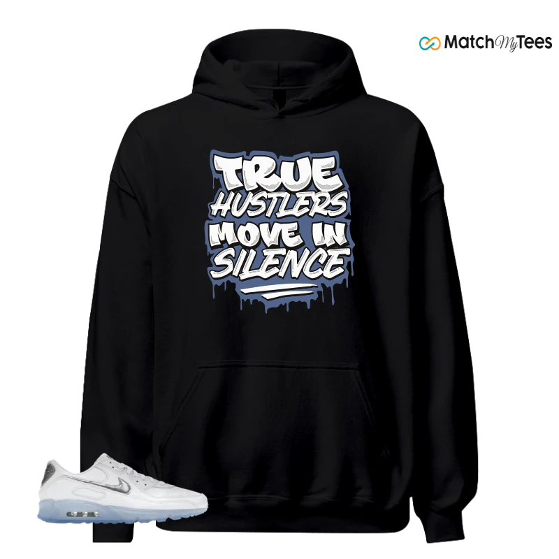 NIKE AIR MAX TERRASCAPE 90 WHITE BLUE TINT PURE PLATINUM SNEAKER Matching Tees hoodie