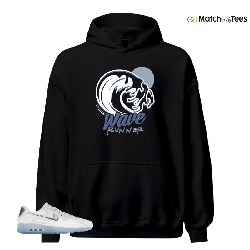 NIKE AIR MAX TERRASCAPE 90 WHITE BLUE TINT PURE PLATINUM SNEAKER Matching Tees hoodie