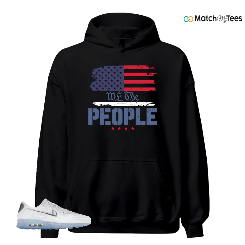 NIKE AIR MAX TERRASCAPE 90 WHITE BLUE TINT PURE PLATINUM SNEAKER Matching Tees hoodie