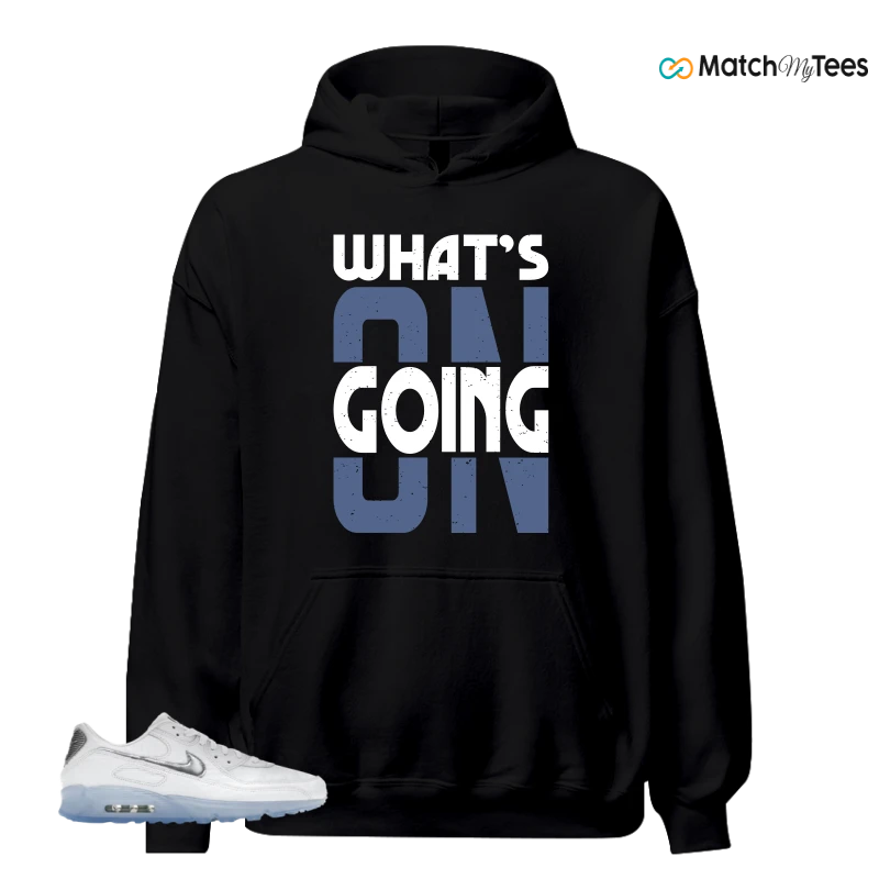 NIKE AIR MAX TERRASCAPE 90 WHITE BLUE TINT PURE PLATINUM SNEAKER Matching Tees hoodie