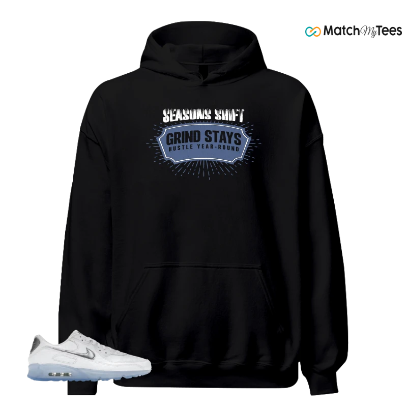 NIKE AIR MAX TERRASCAPE 90 WHITE BLUE TINT PURE PLATINUM SNEAKER Matching Tees hoodie