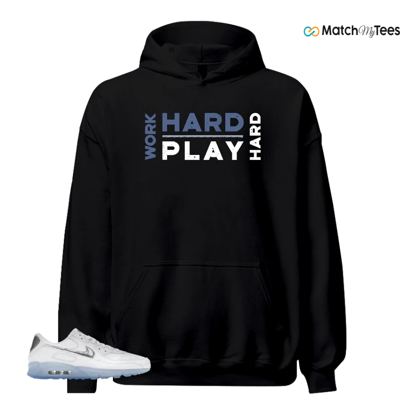 NIKE AIR MAX TERRASCAPE 90 WHITE BLUE TINT PURE PLATINUM SNEAKER Matching Tees hoodie