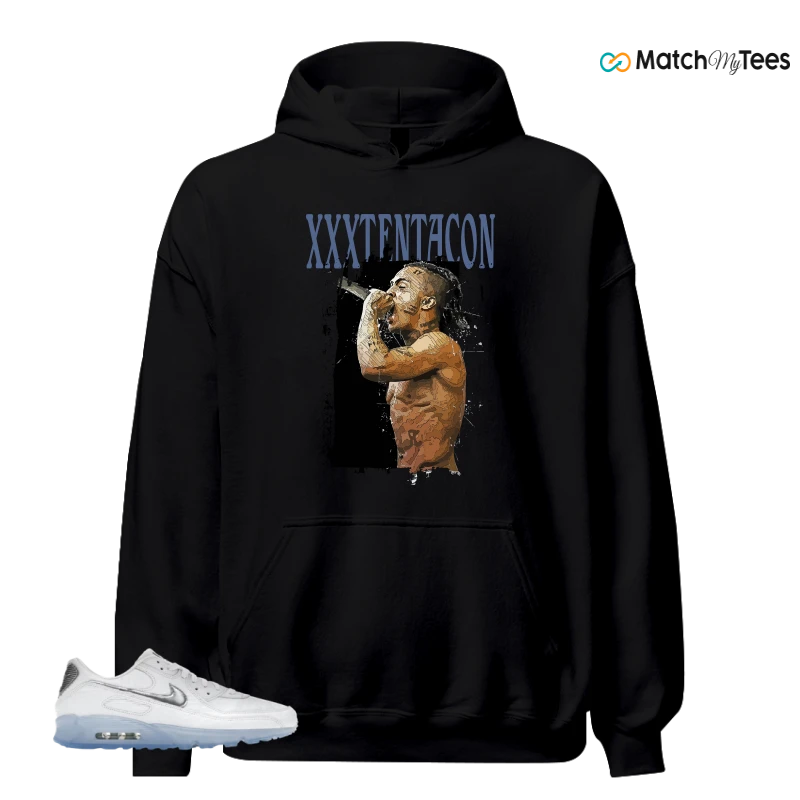 NIKE AIR MAX TERRASCAPE 90 WHITE BLUE TINT PURE PLATINUM SNEAKER Matching Tees hoodie