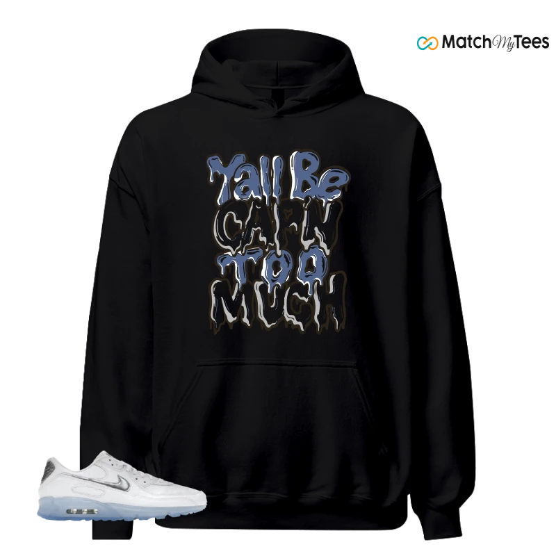 NIKE AIR MAX TERRASCAPE 90 WHITE BLUE TINT PURE PLATINUM SNEAKER Matching Tees hoodie