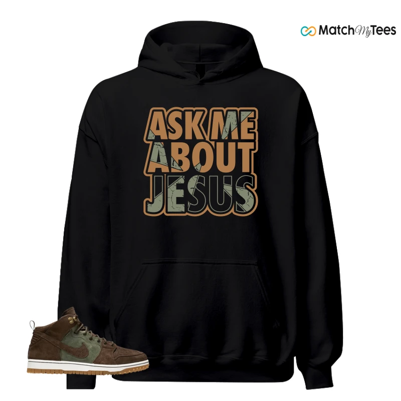 NIKE DUNK CMFT WB ARMY OLIVE SNEAKER Matching Tees hoodie