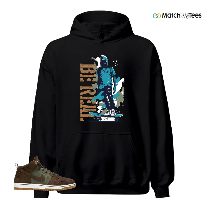NIKE DUNK CMFT WB ARMY OLIVE SNEAKER Matching Tees hoodie