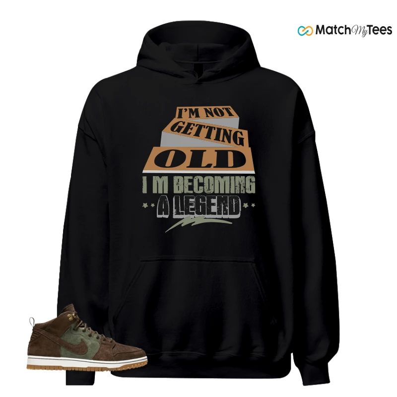 NIKE DUNK CMFT WB ARMY OLIVE SNEAKER Matching Tees hoodie