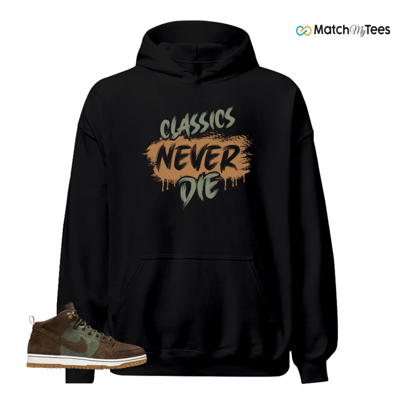 NIKE DUNK CMFT WB ARMY OLIVE SNEAKER Matching Tees hoodie