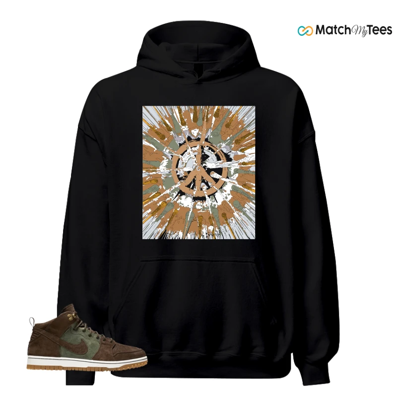 NIKE DUNK CMFT WB ARMY OLIVE SNEAKER Matching Tees hoodie