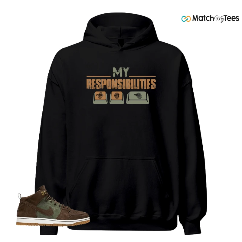 NIKE DUNK CMFT WB ARMY OLIVE SNEAKER Matching Tees hoodie