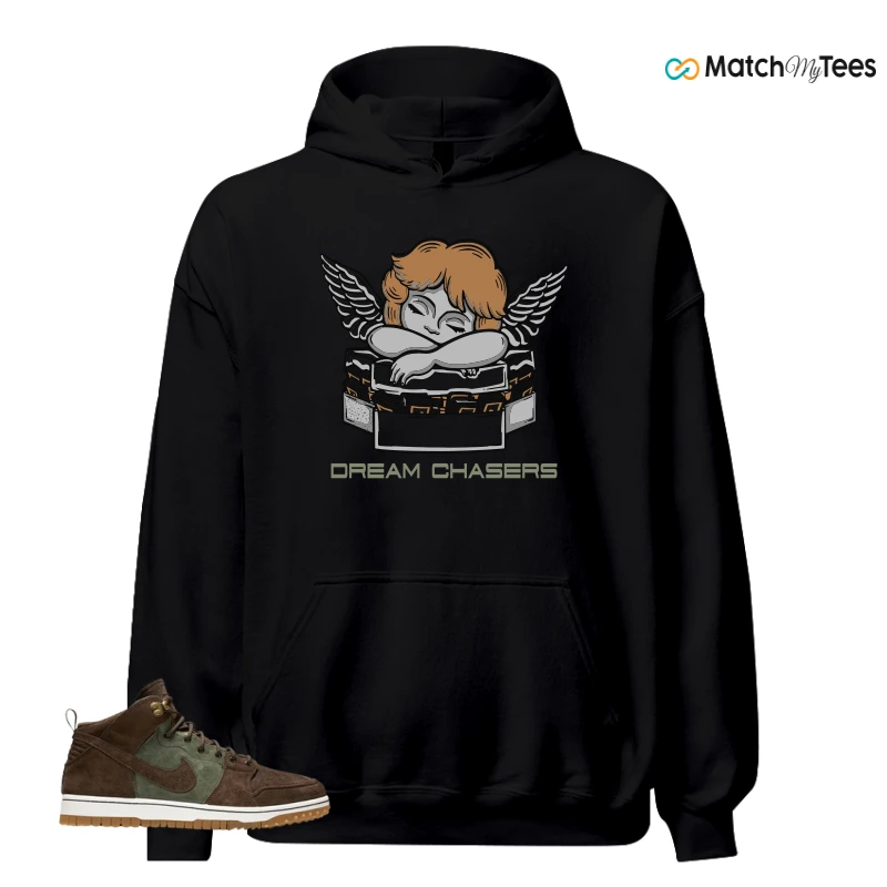 NIKE DUNK CMFT WB ARMY OLIVE SNEAKER Matching Tees hoodie