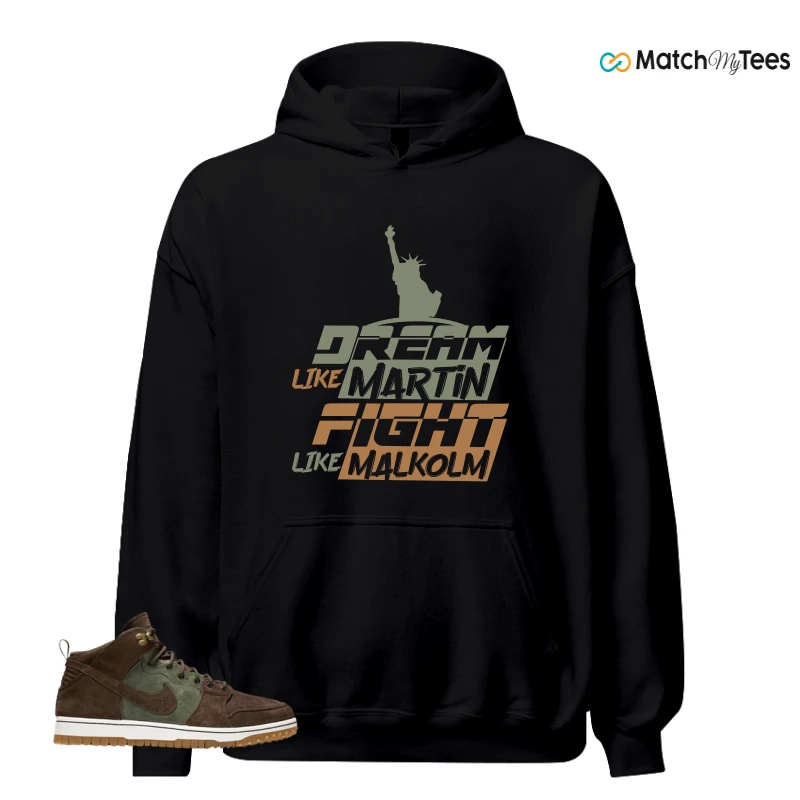 NIKE DUNK CMFT WB ARMY OLIVE SNEAKER Matching Tees hoodie