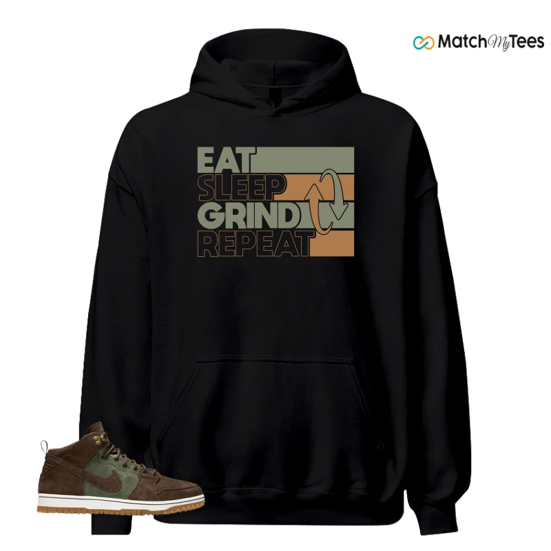 NIKE DUNK CMFT WB ARMY OLIVE SNEAKER Matching Tees hoodie