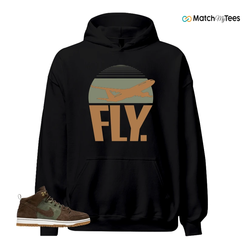 NIKE DUNK CMFT WB ARMY OLIVE SNEAKER Matching Tees hoodie