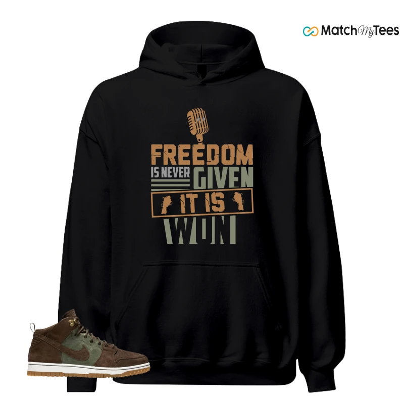 NIKE DUNK CMFT WB ARMY OLIVE SNEAKER Matching Tees hoodie