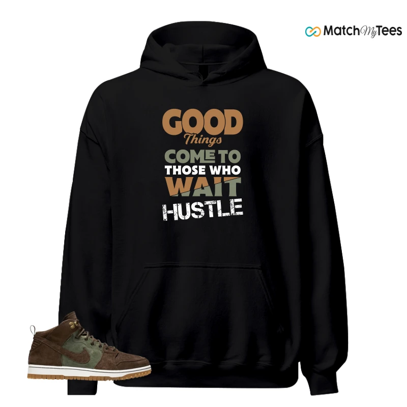 NIKE DUNK CMFT WB ARMY OLIVE SNEAKER Matching Tees hoodie